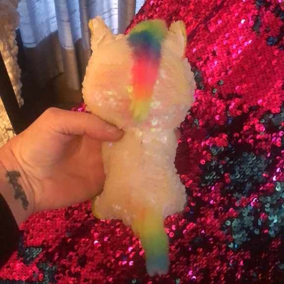 (2) Small TY Beanie Baby Unicorn 🦄 Stuffed Toys - Picture 12 of 17